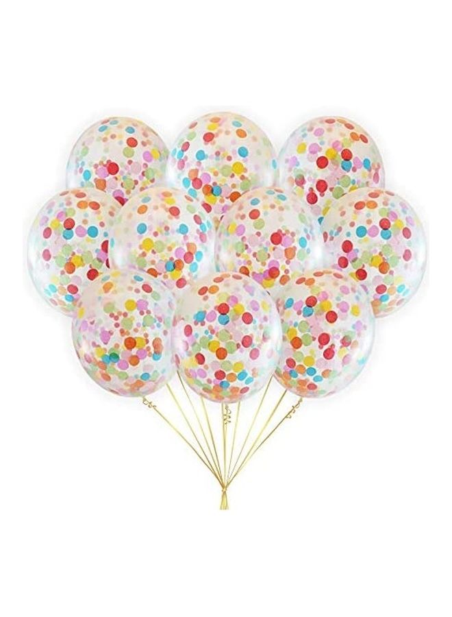 RAIN Pack Of 16 Decorative Latex Balloons 12inch