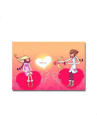 Cartoon Design Framed Vinyl Tableau Multicolor - v1609927513/N41732378A_1