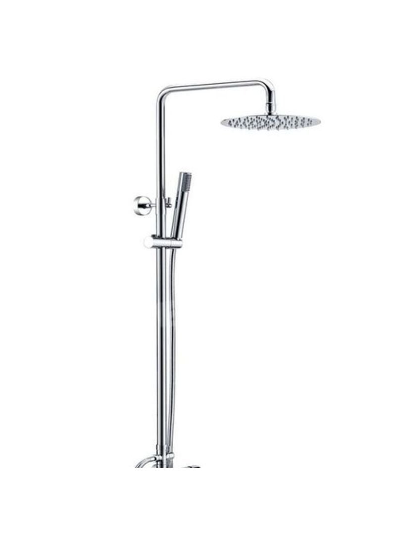 3-Sysytem Stainless Steel Shower Column Set Silver