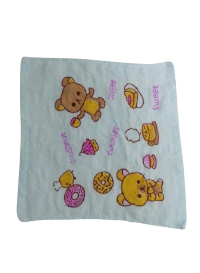 UTEX 6-Piece Cotton Cartoon Printed Multi-Purpose Baby Towel Set - Image 1