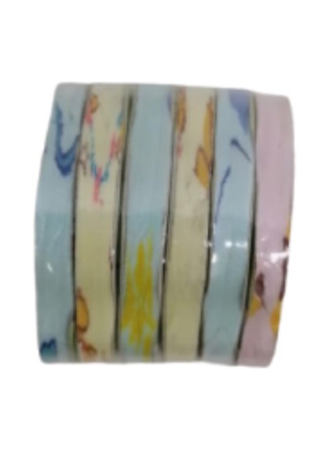 UTEX 6-Piece Cotton Cartoon Printed Multi-Purpose Baby Towel Set - Image 3