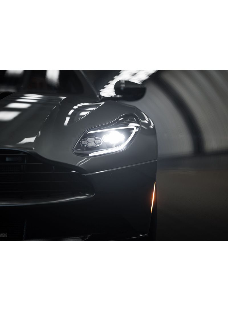 Fast Print Aston Martin DB11 Vinyl Self Adhesive Wall Sticker Multicolour 60x45cm
