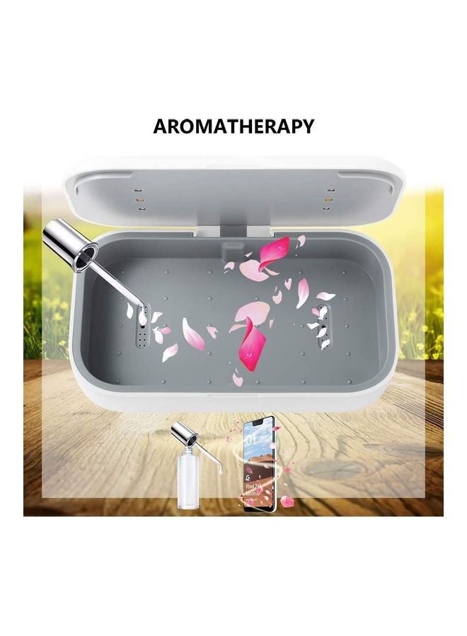 روك بو شاحن لاسلكي مع صندوق تعقيم بالأشعة فوق البنفسجية أبيض - Image 2