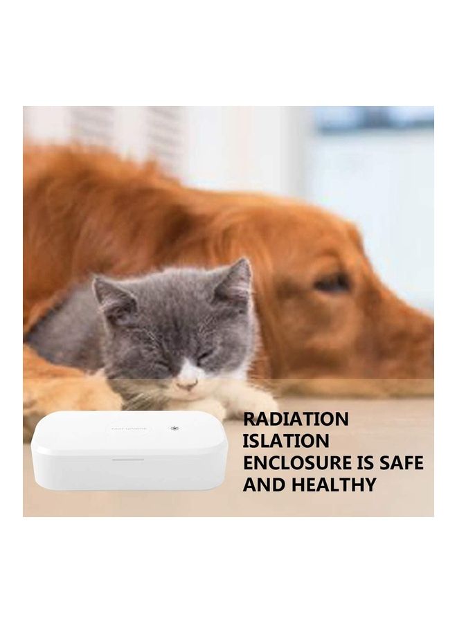 روك بو شاحن لاسلكي مع صندوق تعقيم بالأشعة فوق البنفسجية أبيض - Image 5