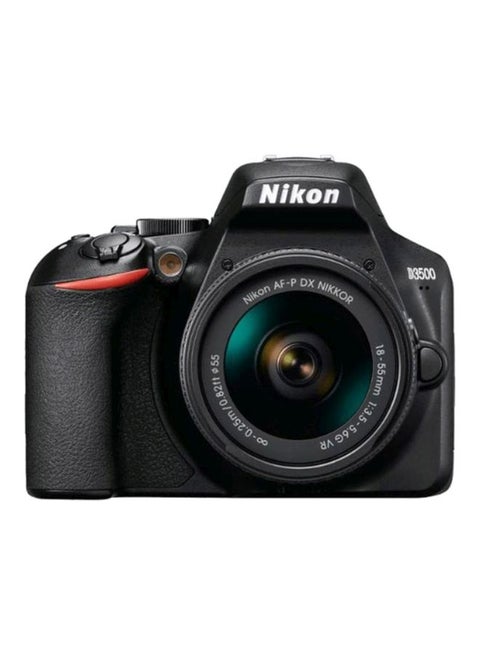 D3500 DSLR With AF-P DX NIKKOR 18-55mm f/3.55.6G VR Lens 24.2MP And Bluetooth
