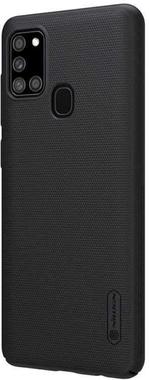 Nillkin Super Frosted Shield Matte Back Cover Case For Samsung A21S Black - Image 3