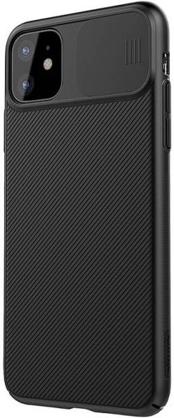Nillkin - CamShield Plastic Anti-Shock Case With Slide Camera Protector For Apple iPhone 11 Pro Max Black - Image 1