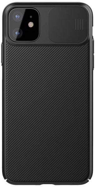 Nillkin - CamShield Plastic Anti-Shock Case With Slide Camera Protector For Apple iPhone 11 Pro Max Black - Image 1