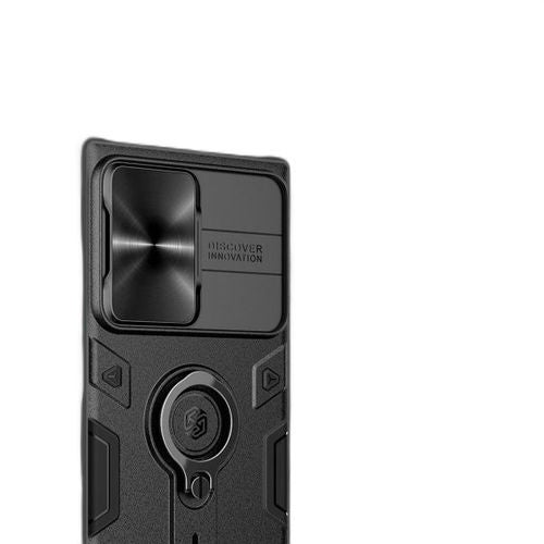 Nillkin CamShield Armor Soft TPU Shock Proof Protective Case With Metal Ring Holder For Samsung Note 20 Ultra Black  - Image 3