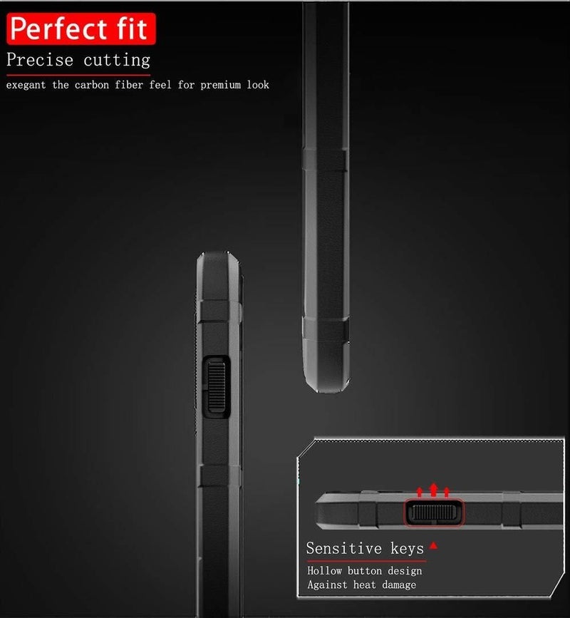 RUGGED SHIELD Tough Shockproof TPU Protective Case For Samsung Galaxy A70 / A70S Black  - Image 3