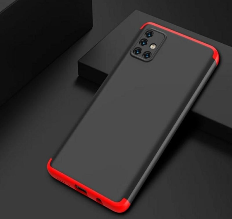 GKK - 360 Degree TPU Protective Case For Samsung Galaxy A51 Black/Red - Image 1