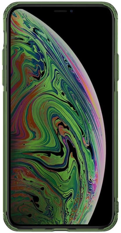 Nillkin Nature Series TPU Back Cover For Apple IPhone 11 Pro Max Clear/Green - Image 2