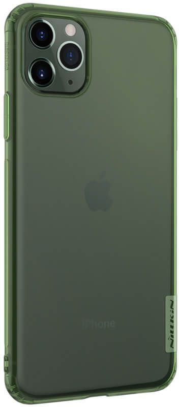 Nillkin Nature Series TPU Back Cover For Apple IPhone 11 Pro Max Clear/Green - Image 3
