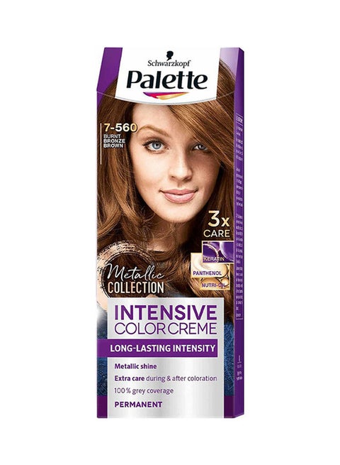 Metallic Collection Intensive Color Cream Burnt Bronze Brown