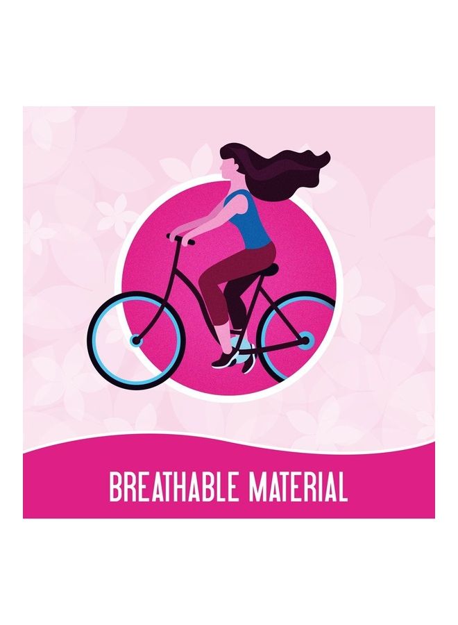 كيرفري فوط صحية بعطر منعش مقاس كبير من 20 قطعة متعدد الألوان - Image 3