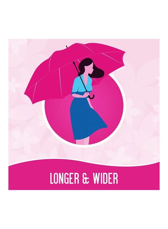 كيرفري فوط صحية بعطر منعش مقاس كبير من 20 قطعة متعدد الألوان - Image 5