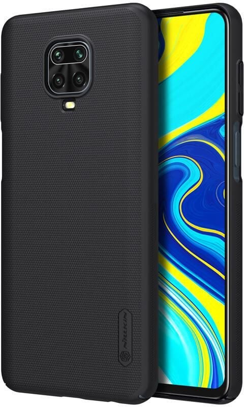 Nillkin Super Frosted Shield Matte Silicone Back Cover For Xiaomi Redmi Note 9 Pro/Note 9S Black - Image 2