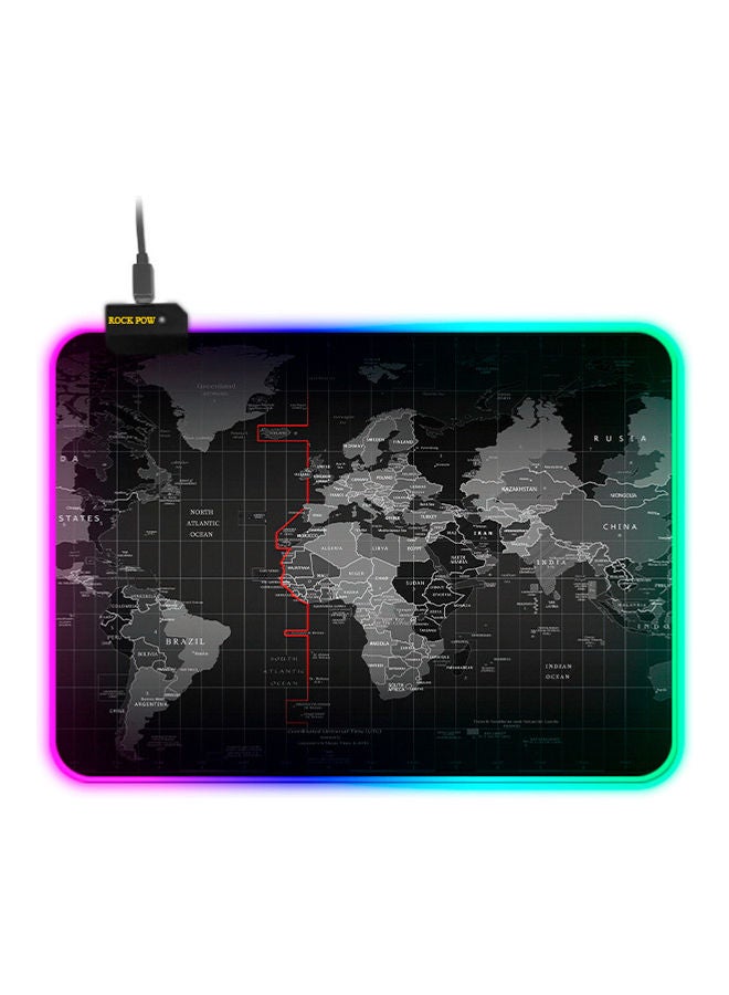 Rock Pow RGB Gaming Mouse Pad - Image 1