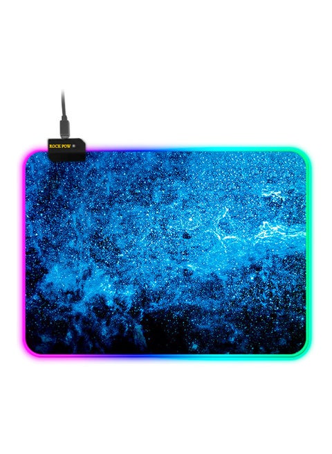 Anti-Slip Rubber Base Gaming Mouse Pad With 14 Lighting Mode