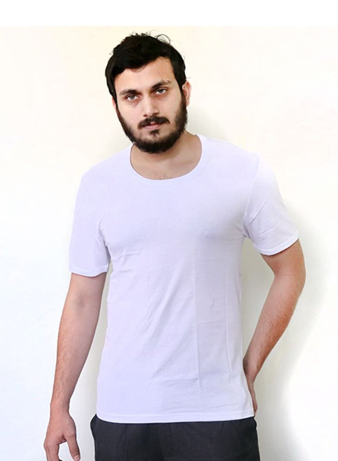 OTOMAN - 2-Piece Bamboo Fibre Half Sleeve Vests White - Image 1