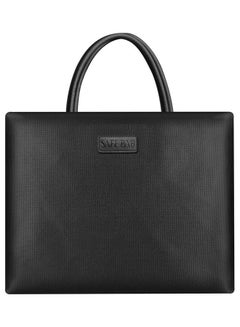 Generic Fire and Water Resistant Expandable Document Bag Black  - Image 5