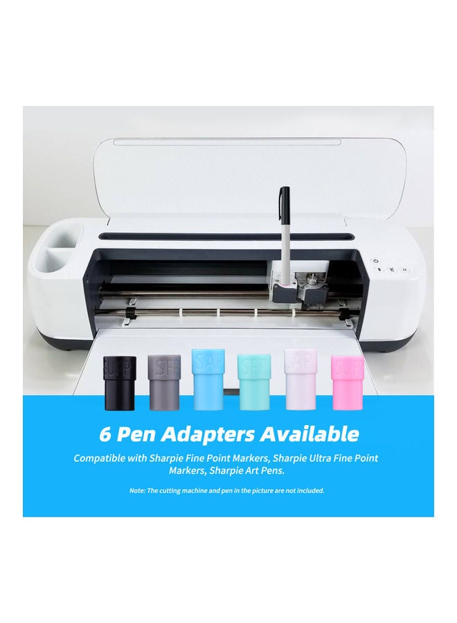 24-Pieces Craft Vinyl Weeding Tools Set multicolour - Image 5