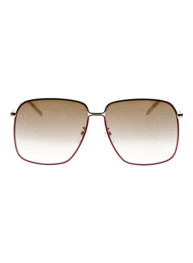 GUCCI Women's UV Protected Oversized Sunglasses Gg0394S 003 - Image 1
