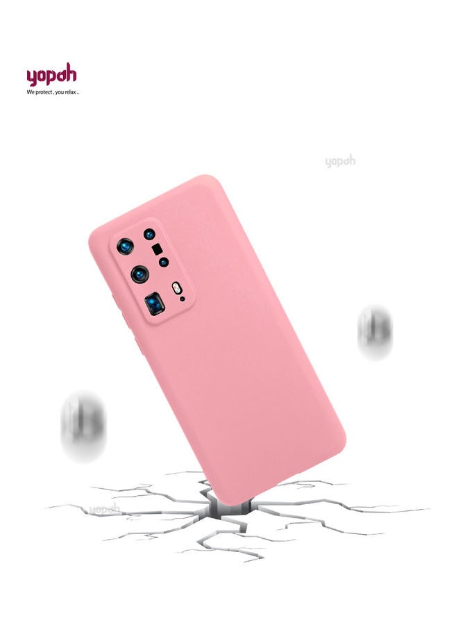 يوبا غطاء حماية واقٍ لهاتف هواوي P40 برو+ وردي - Image 5