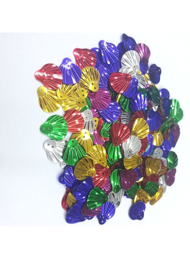 Generic 250-Piece Sea Shell Shaped Sequins Multicolour  - Image 2