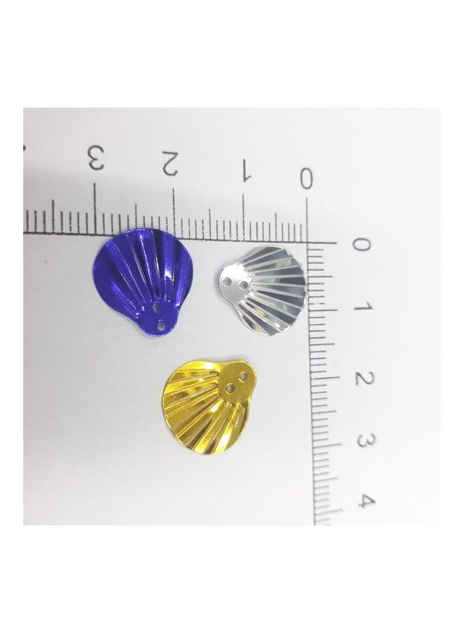 Generic 250-Piece Sea Shell Shaped Sequins Multicolour  - Image 4