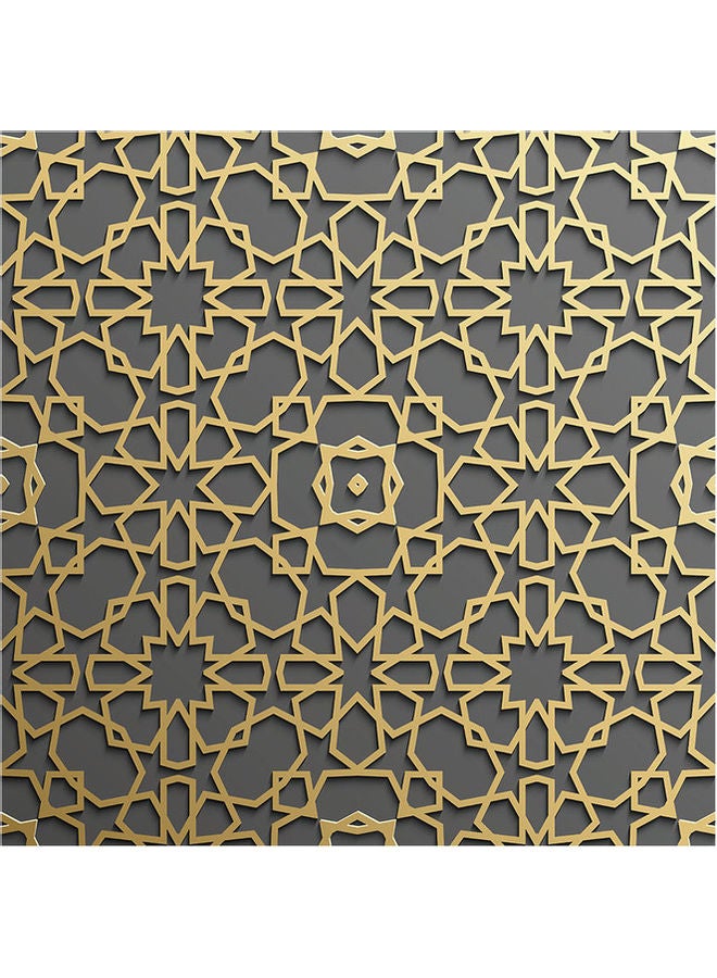Wall Painting Without A Frame Golden/Grey 30 X 30