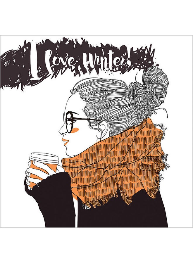 لوحة فنية للحائط دون إطار متعدد الألوان 30 x 30سم