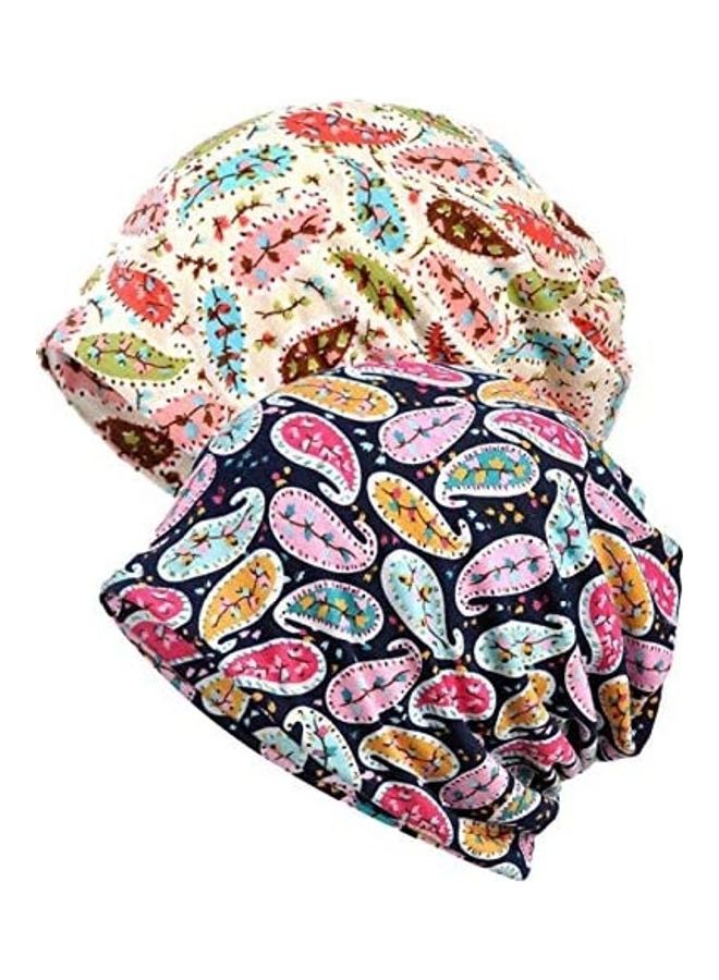Generic Women'S Sleep Soft Headwear Cotton Lace Beanie Multicolour 38inch