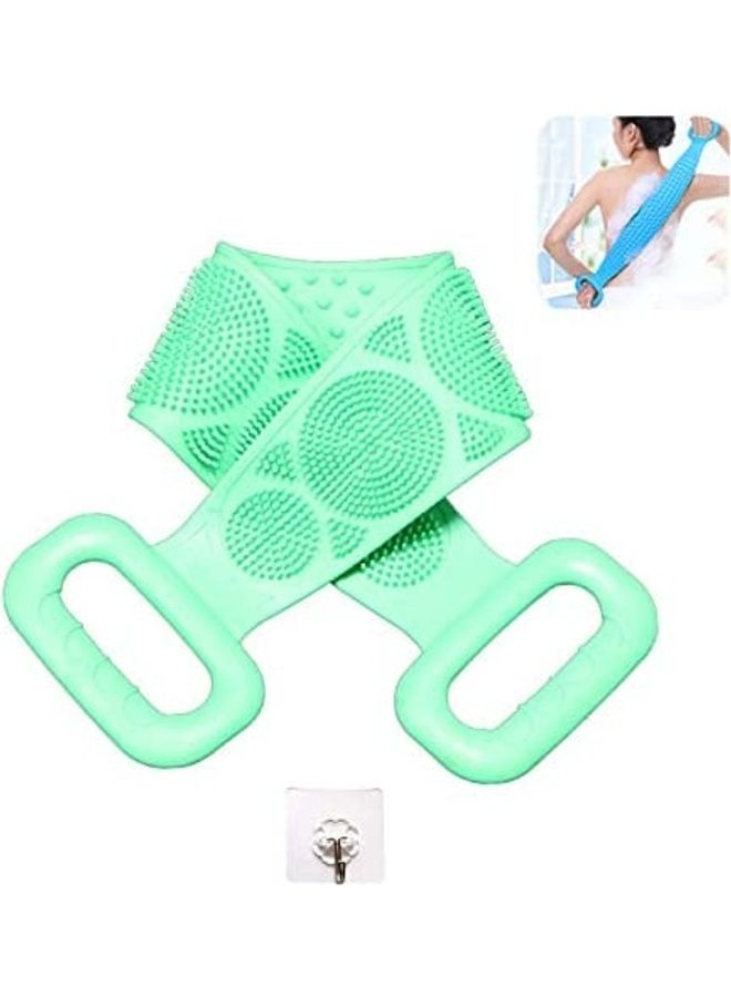 Silicone Bath Body Brush Green 38inch