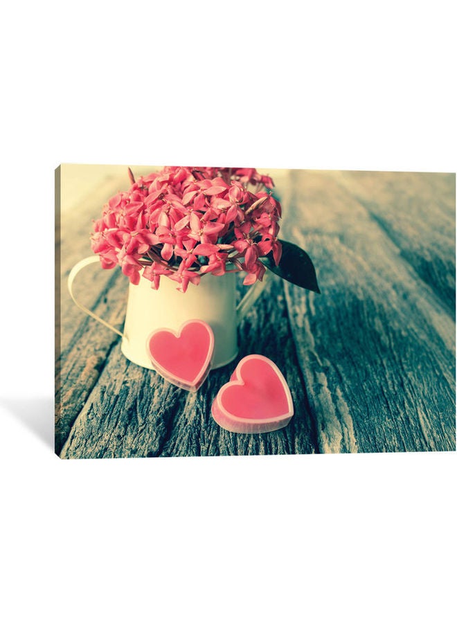 Sasb Wall Painting With Hidden Frame Multicolour 40 X 30 