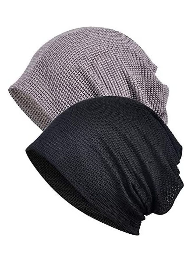 Generic Women Sleep Soft Headwear Cotton Lace Beanie Hat Hair Covers multicolour 38inch