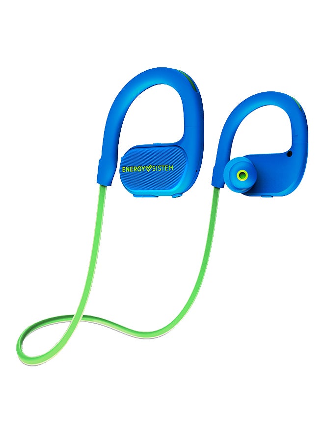 Energy Sistem Earphones BT Running 2 (Neon LED, IPX4, Secure-Fit, Extended Battery) Neon Green  - Image 2