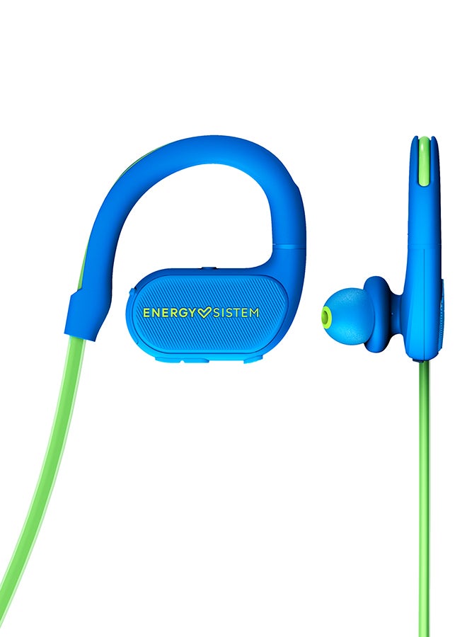 Energy Sistem Earphones BT Running 2 (Neon LED, IPX4, Secure-Fit, Extended Battery) Neon Green  - Image 3