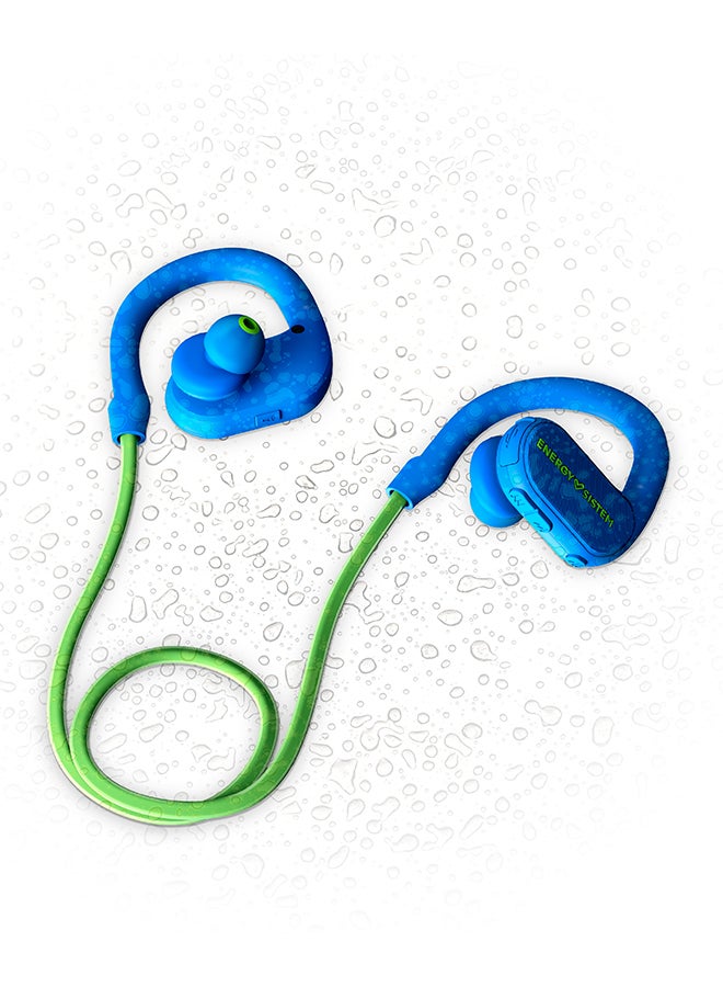 Energy Sistem Earphones BT Running 2 (Neon LED, IPX4, Secure-Fit, Extended Battery) Neon Green  - Image 5