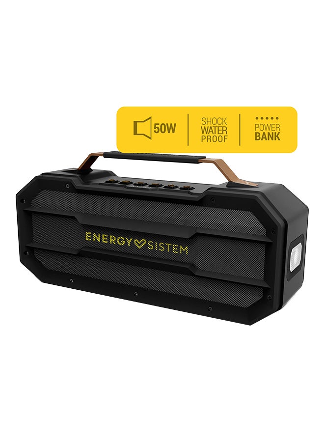 Energy Sistem Outdoor Box Street (Portable Bluetooth Speaker, 50 W, MP3 USB & microSD, FM radio) Black  - Image 1