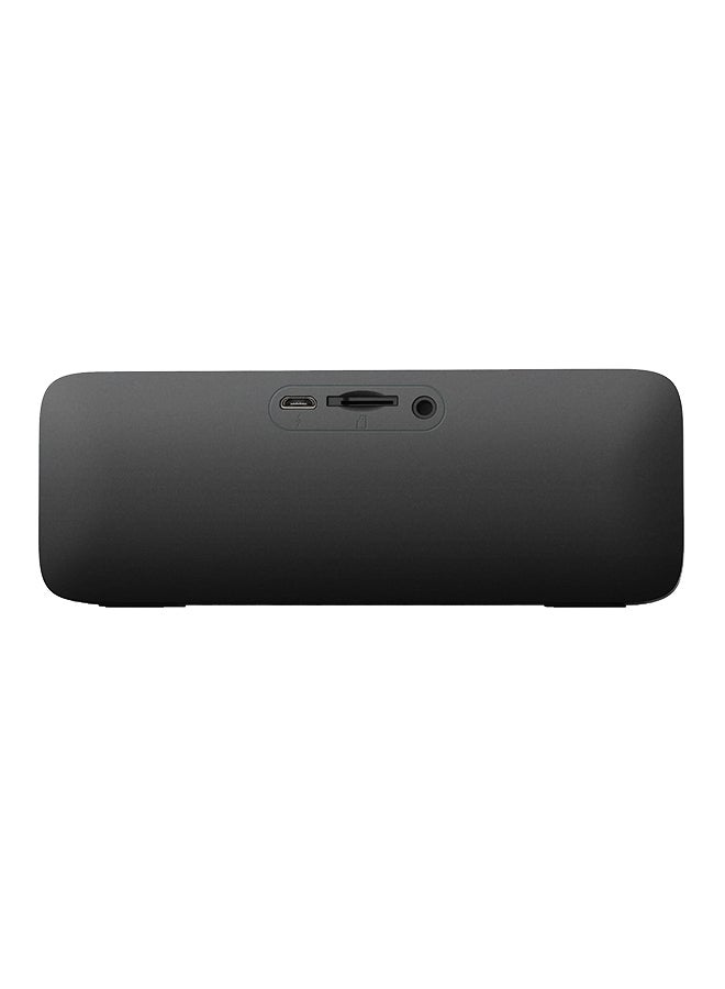 Music Box 2+ Portable Wireless Speaker (MicroSD MP3 Player, FM Radio, Bluetooth 5.0, TWS, 6W, Audio-in, Hands-free) Onyx