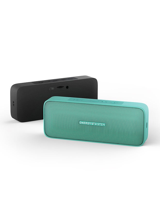 Music Box 2+ Portable Wireless Speaker (MicroSD MP3 Player, FM Radio, Bluetooth 5.0, TWS, 6W, Audio-in, Hands-free) Onyx