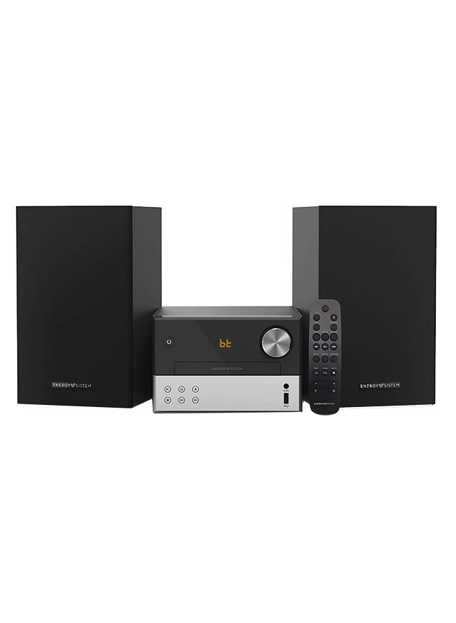 Energy Sistem - Home Speaker 7 Micro Hi-Fi (30 W, CD, Bluetooth, FM radio, USB MP3, Audio-in) Black - Image 1