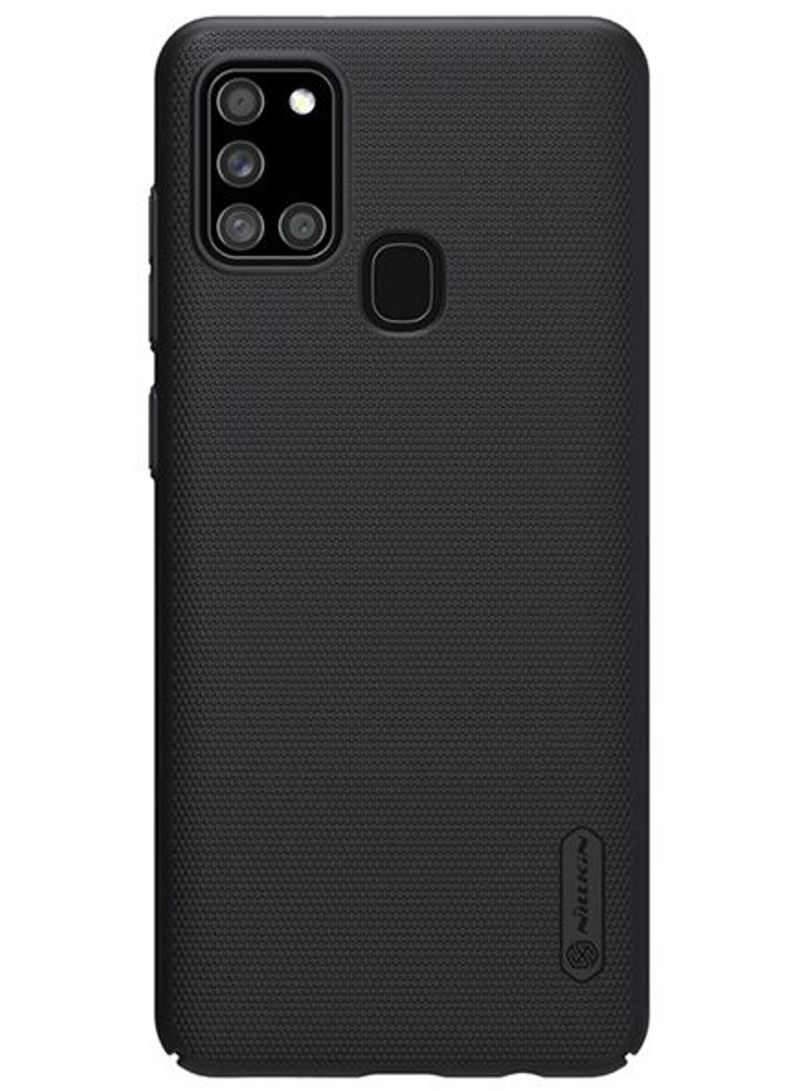 Nillkin Super Frosted Shield Matte Back Cover Case For Samsung A21S Black - Image 1