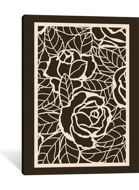 Wall Painting With Hidden Frame multicolour 40 X 30