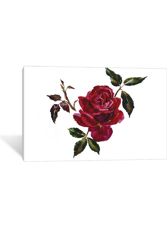 Sasb Wall Painting with Hidden Frame Red/Green 60 x 40cm 