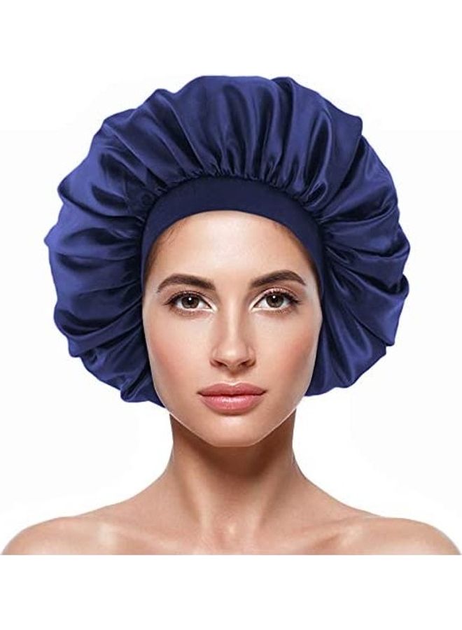 Satin Bonnet Silk Curly Natural Long Hair Sleep Cap Multicolour 38inch