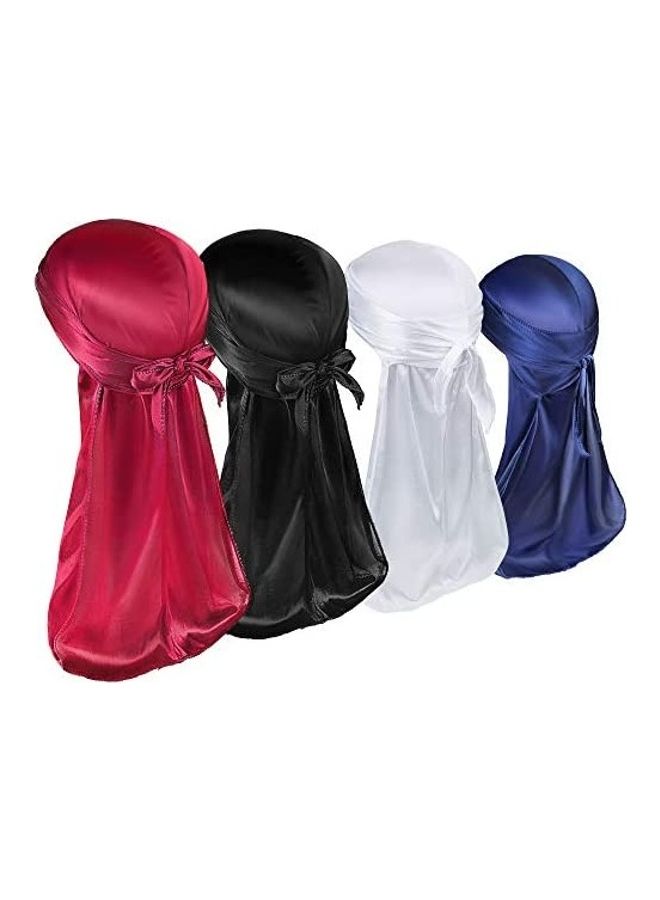 Generic Durag Silk  For Men Multicolour 6.5inch 