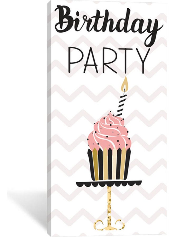 Sasb Wall Painting With Hidden Frame Multicolour 80 X 40