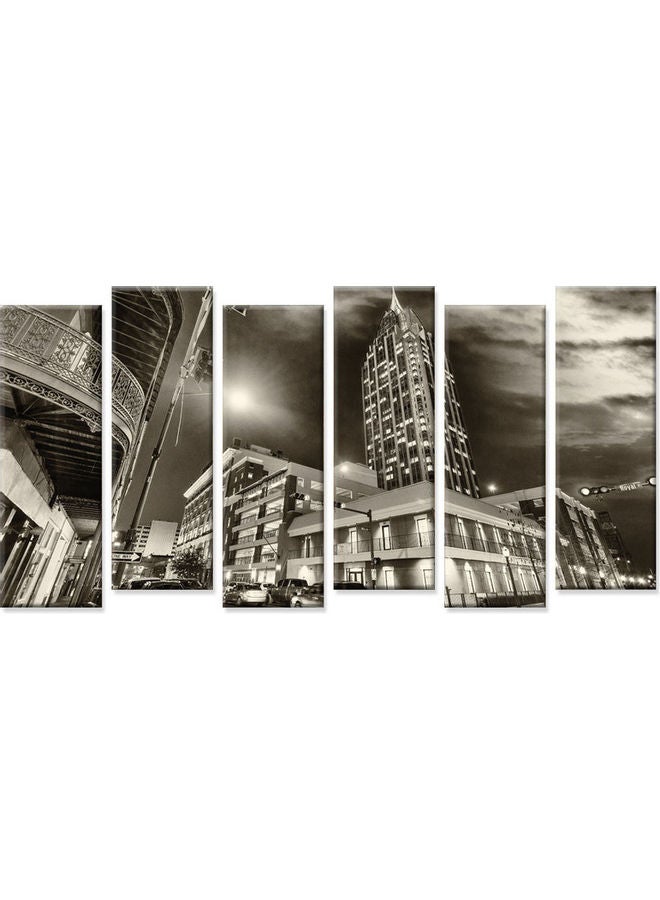 Sasb Set Of 6 Wall Painting Without A Frame Multicolour 120 X 60cm - Image 1